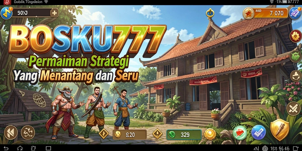 Gameplay BOSKU777 yang seru dan penuh strategi.