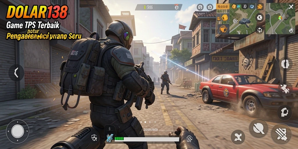 Screenshot DOLAR138 menampilkan aksi seru dalam gameplay TPS.