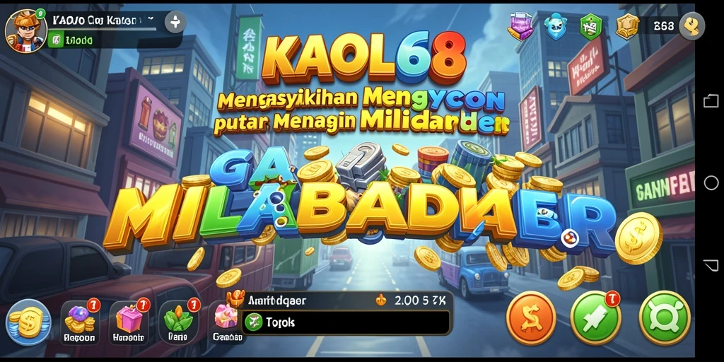 Tampilan menarik dari gameplay KAOL68 yang penuh strategi Tycoon.