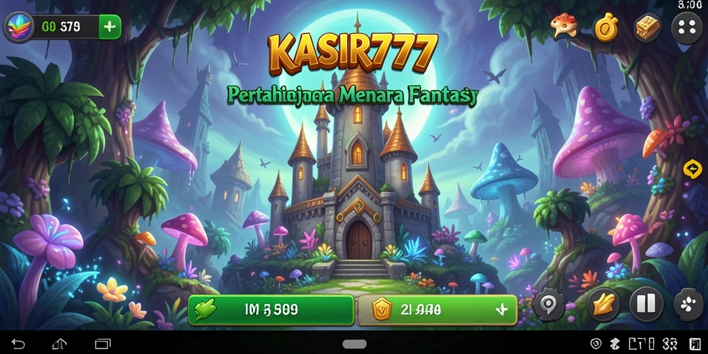 Tampilan gameplay KASIR777 yang menarik saat mempertahankan menara dari serangan musuh.