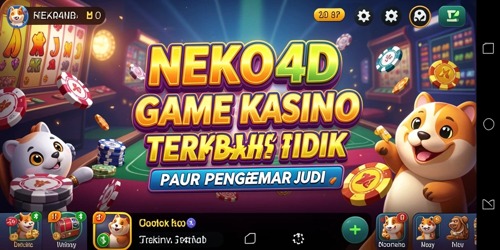 Tampilan menarik dalam gameplay NEKO4D saat bermain Kasino online.