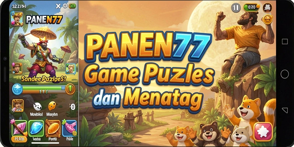 Screenshot gameplay PANEN77 dengan berbagai teka-teki yang menantang.
