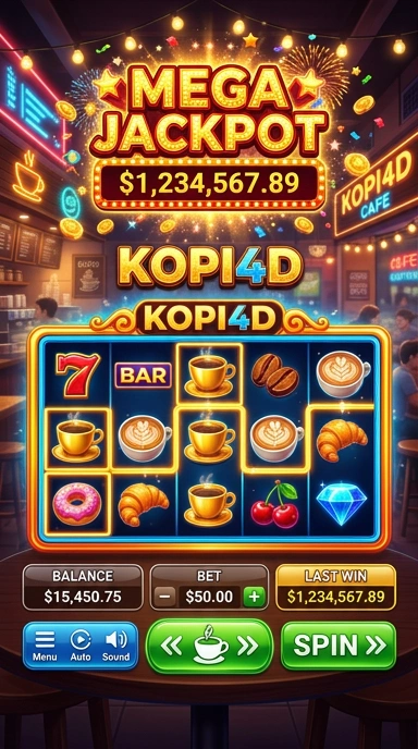 Tampilan antarmuka pengguna kopi4d yang intuitif.